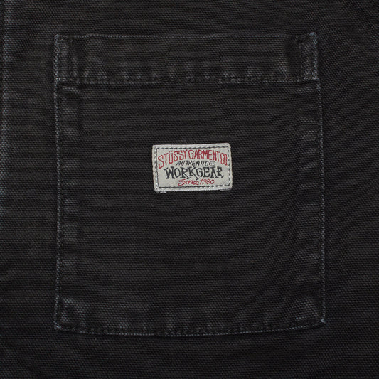 Washed Canvas Zip Shirt