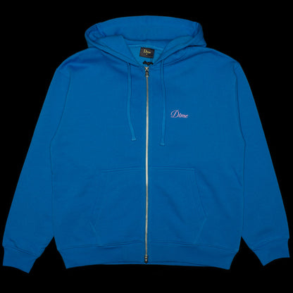 Cursive Small Logo Zip Hoodie