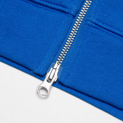 Cursive Small Logo Zip Hoodie