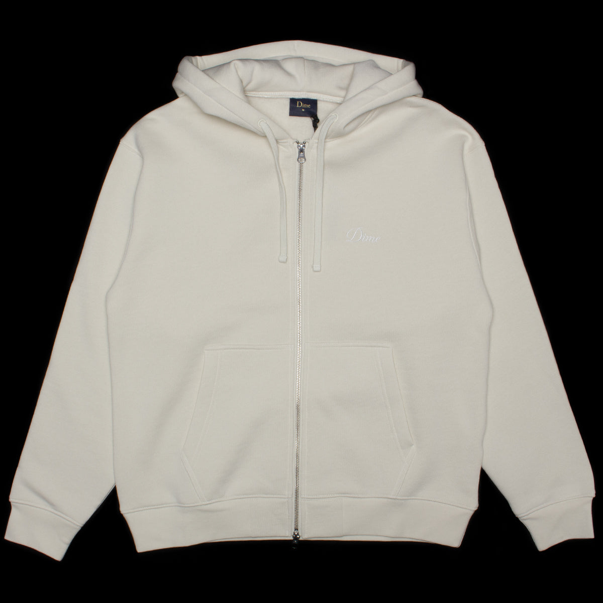 Cursive Small Logo Zip Hoodie