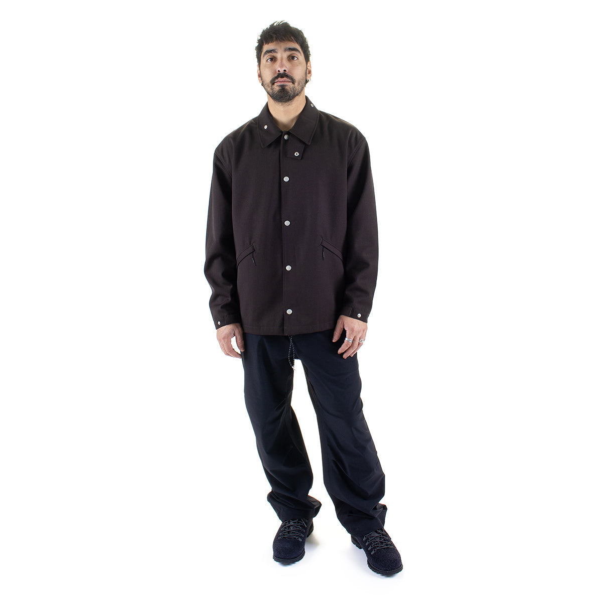 Hybrid Wool Coach Jacket