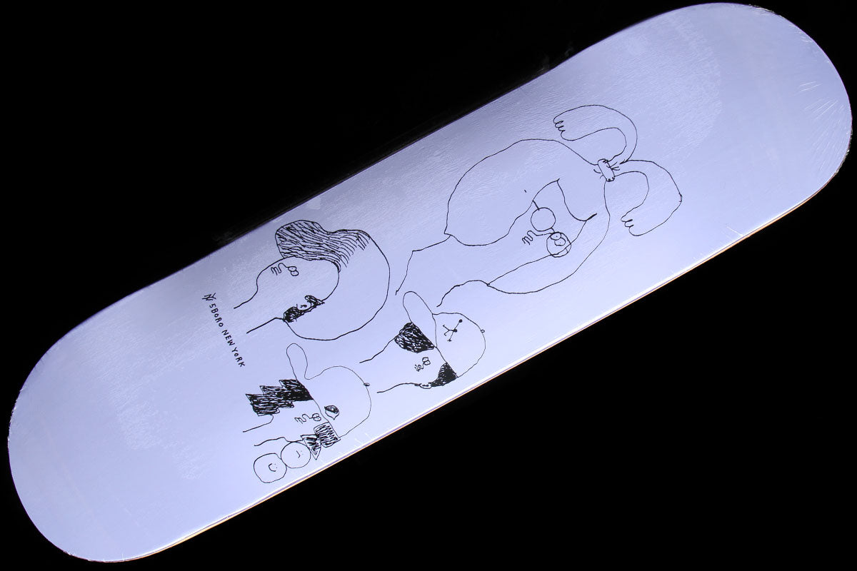NY Heads Light Purple Deck 8.25"