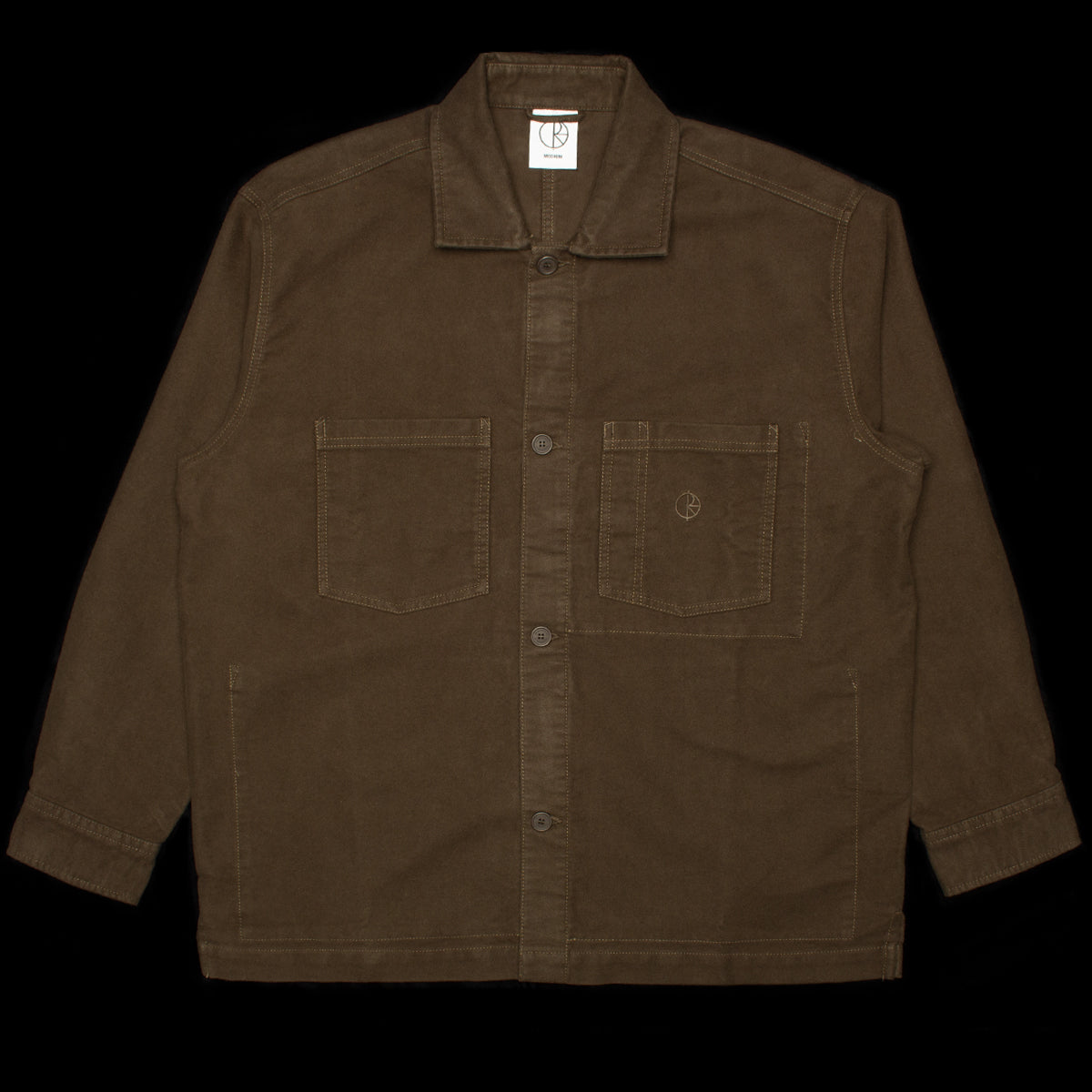 Theodore Brushed Twill Overshirt