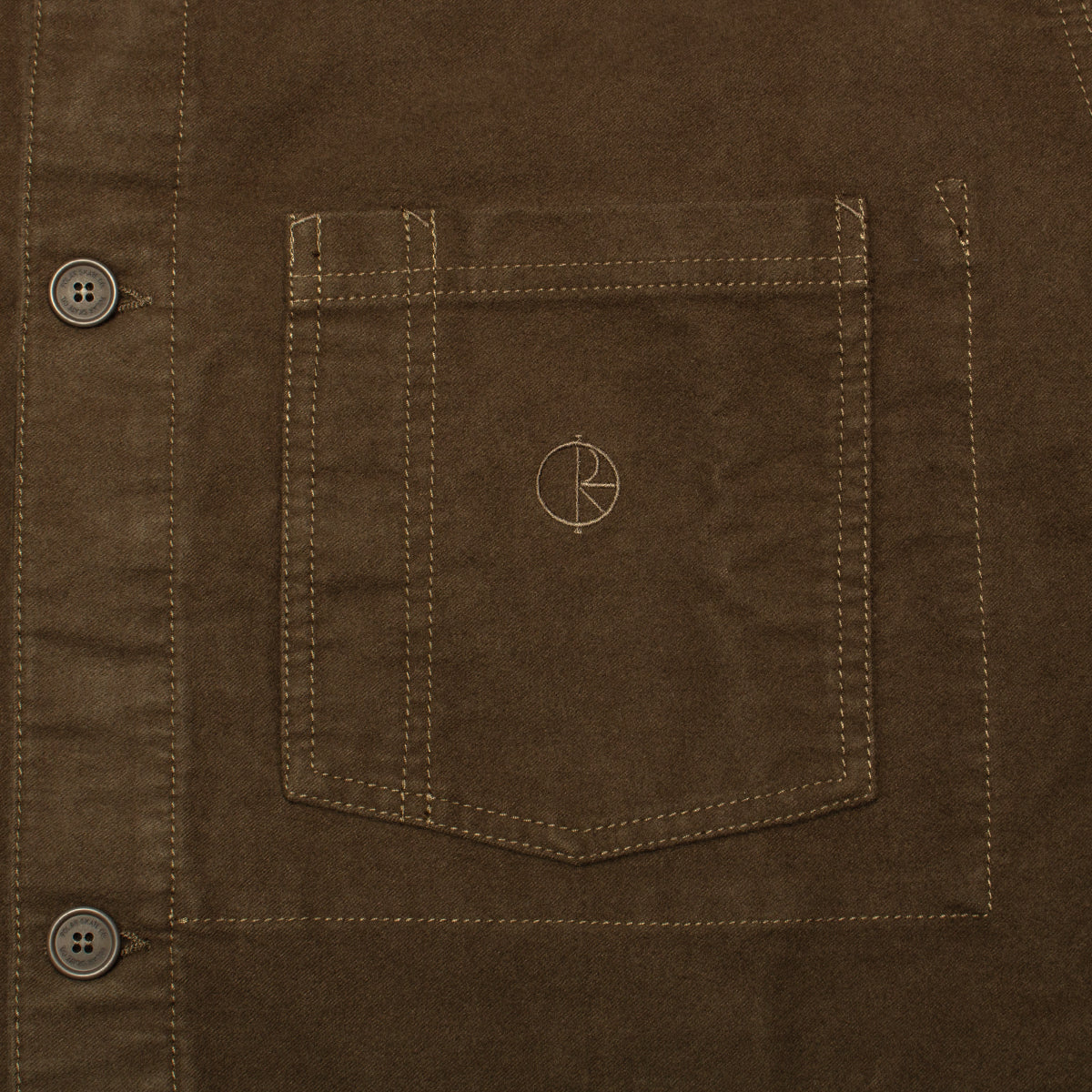 Theodore Brushed Twill Overshirt