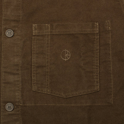 Theodore Brushed Twill Overshirt