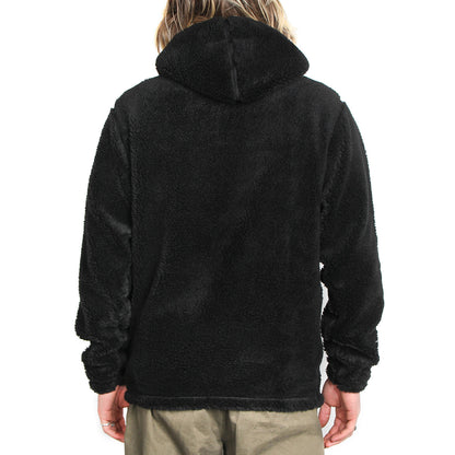 Mirrored Flag Logo Polar Fleece Hooded Pullover
