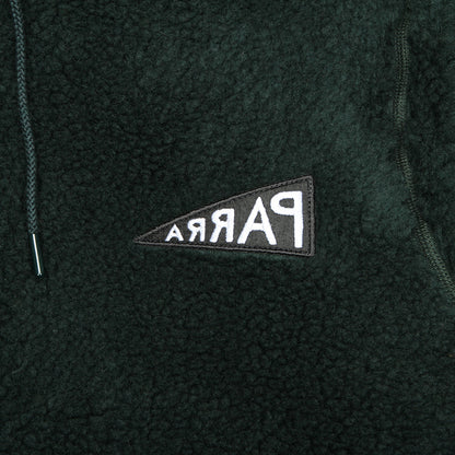 Mirrored Flag Logo Polar Fleece Hooded Pullover