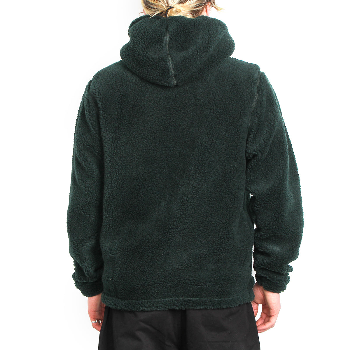 Mirrored Flag Logo Polar Fleece Hooded Pullover
