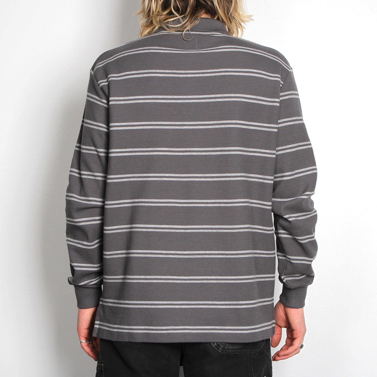 Stripe Polo L/S Shirt