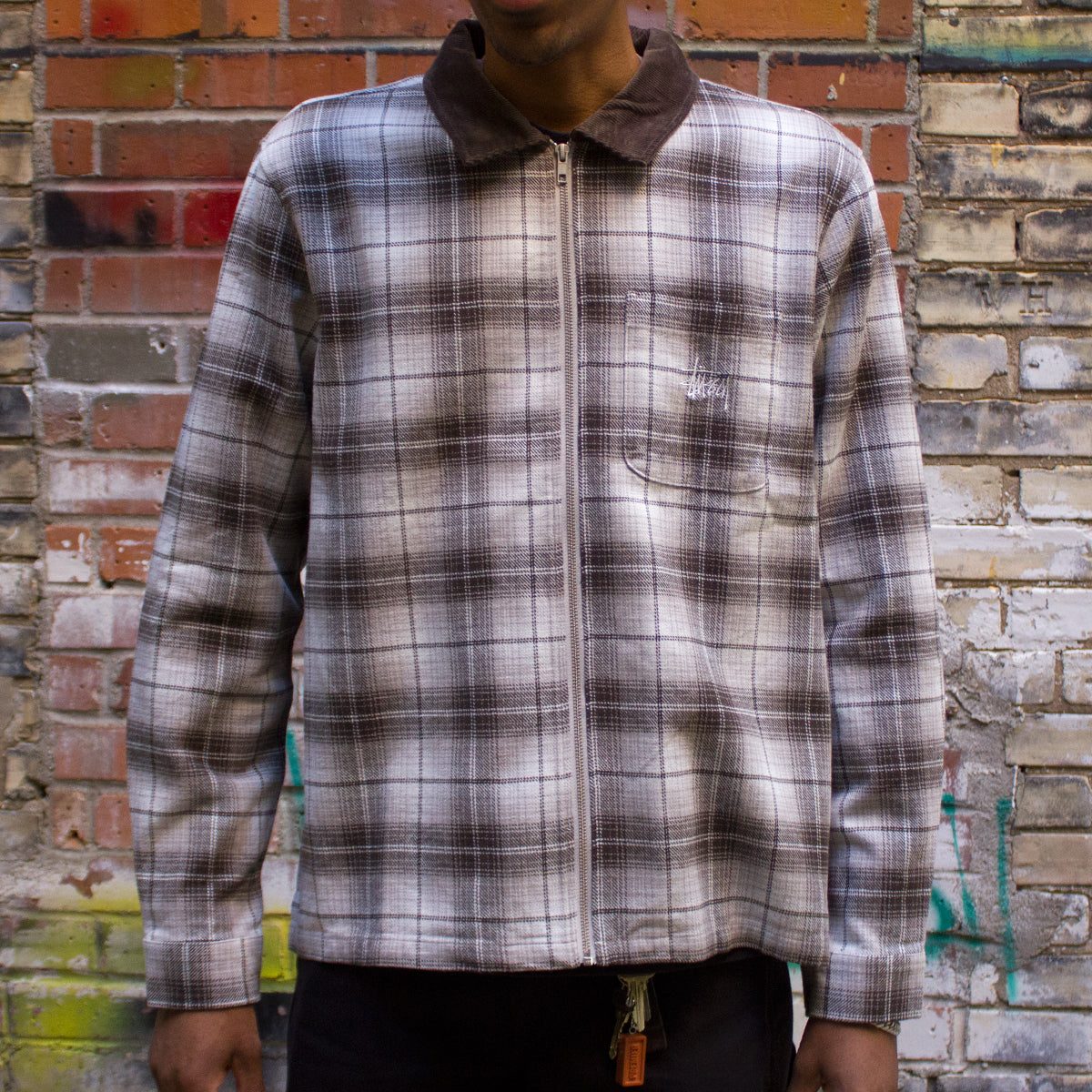 Frank Plaid Zip L/S Shirt