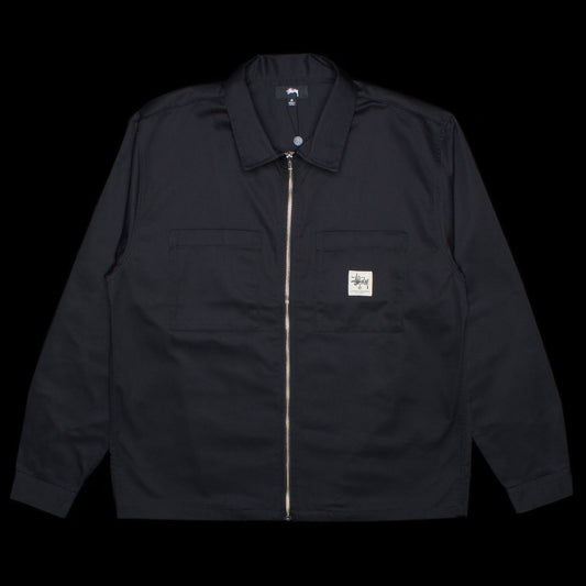 Zip Up Work L/S Shirt