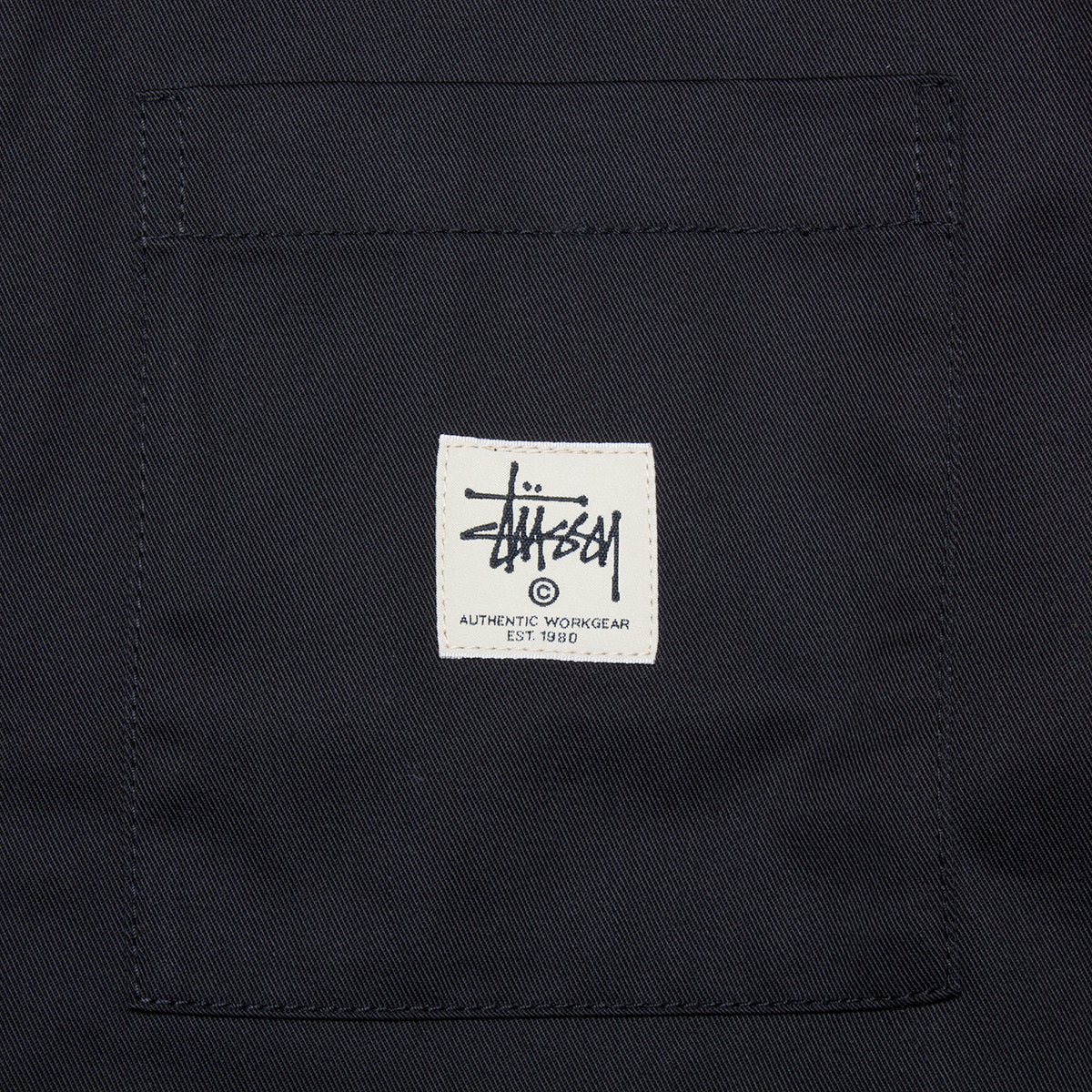Zip Up Work L/S Shirt