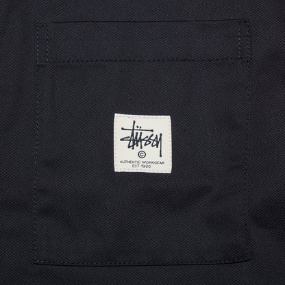 Zip Up Work L/S Shirt