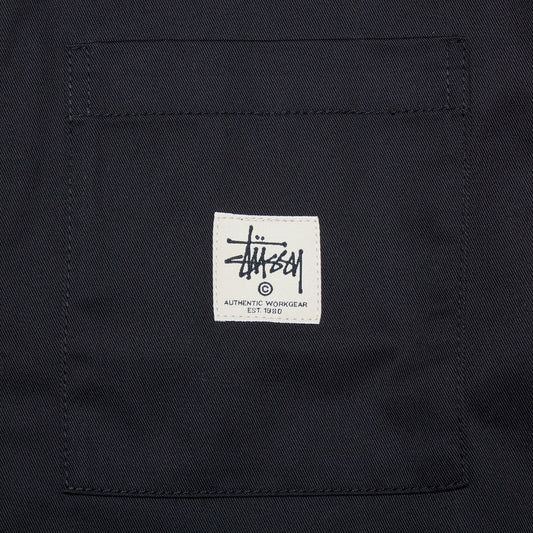 Zip Up Work L/S Shirt