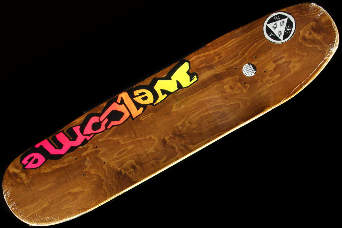 Cheetah on Son of Moontrimmer Black/Surf Fade Deck - 8.25