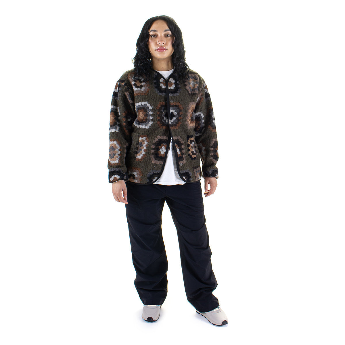 Women's Wool Jacquard Cardigan
