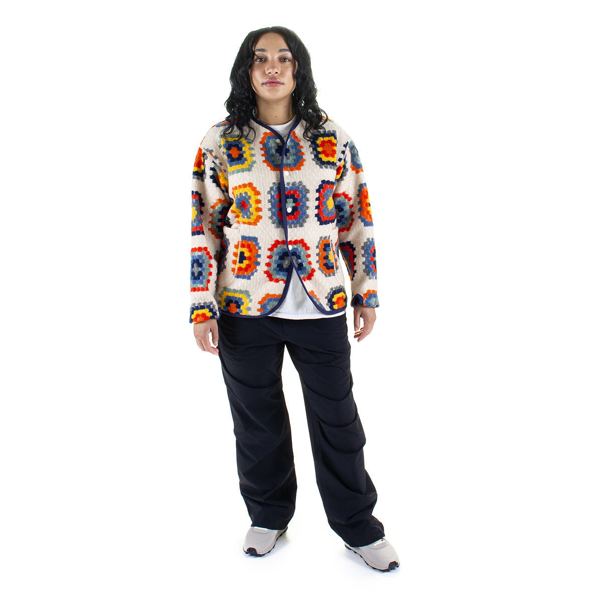 Women's Wool Jacquard Cardigan