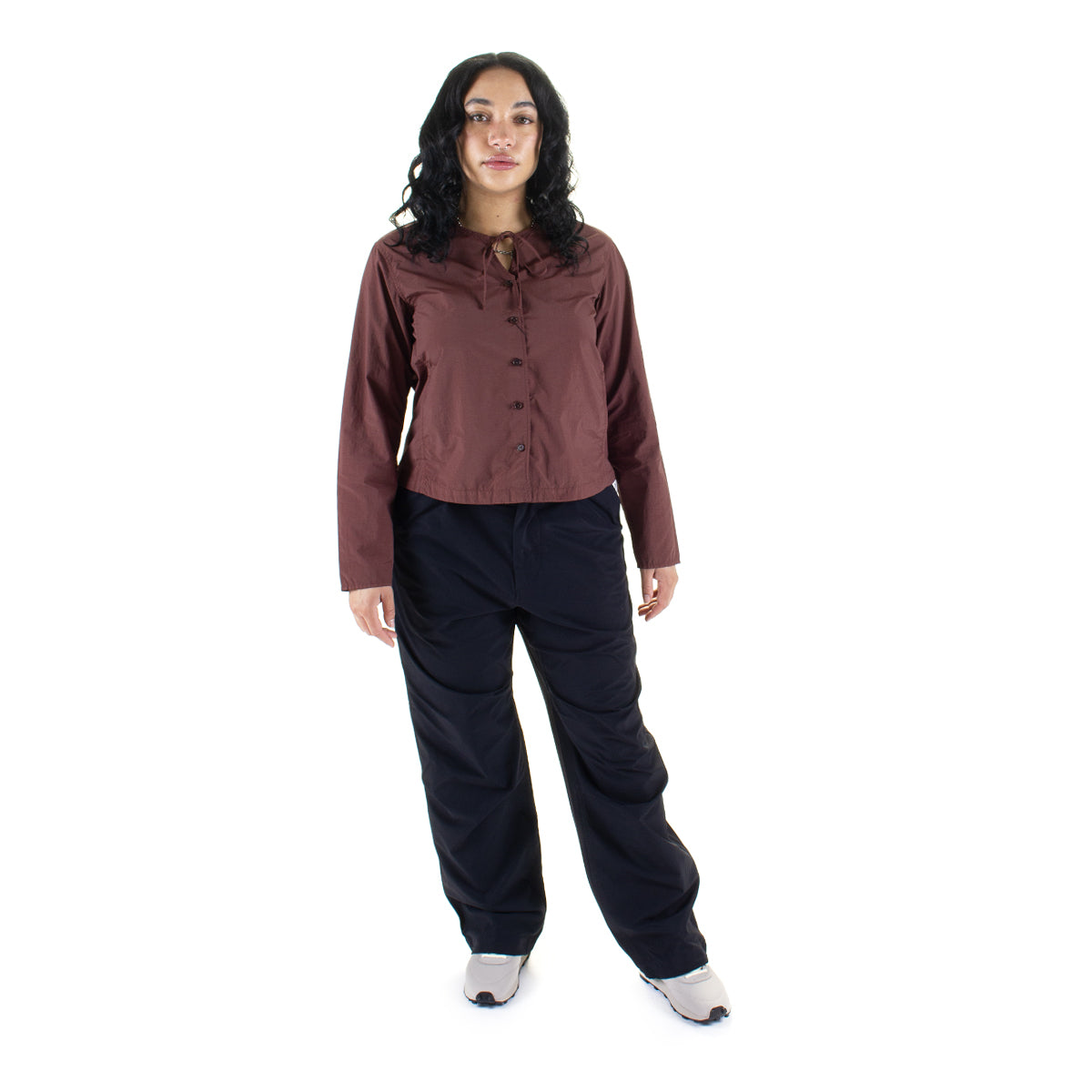 Women's Garment Dyed Blouse