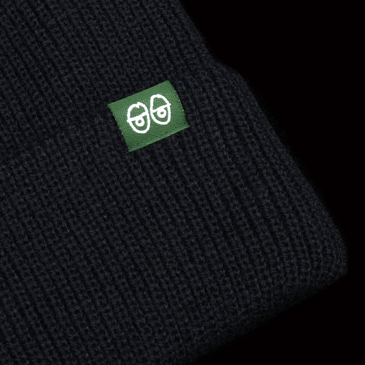 Eyes Clip Cuff Beanie