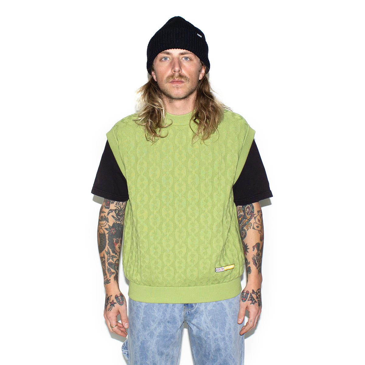 Moses Chain Knit Sweater Vest