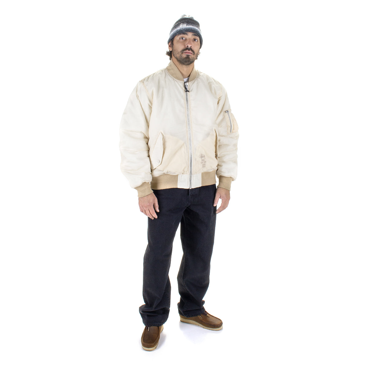 Quilted Waxed Bomber