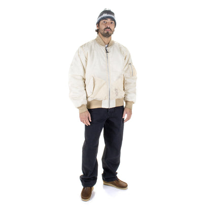 Quilted Waxed Bomber
