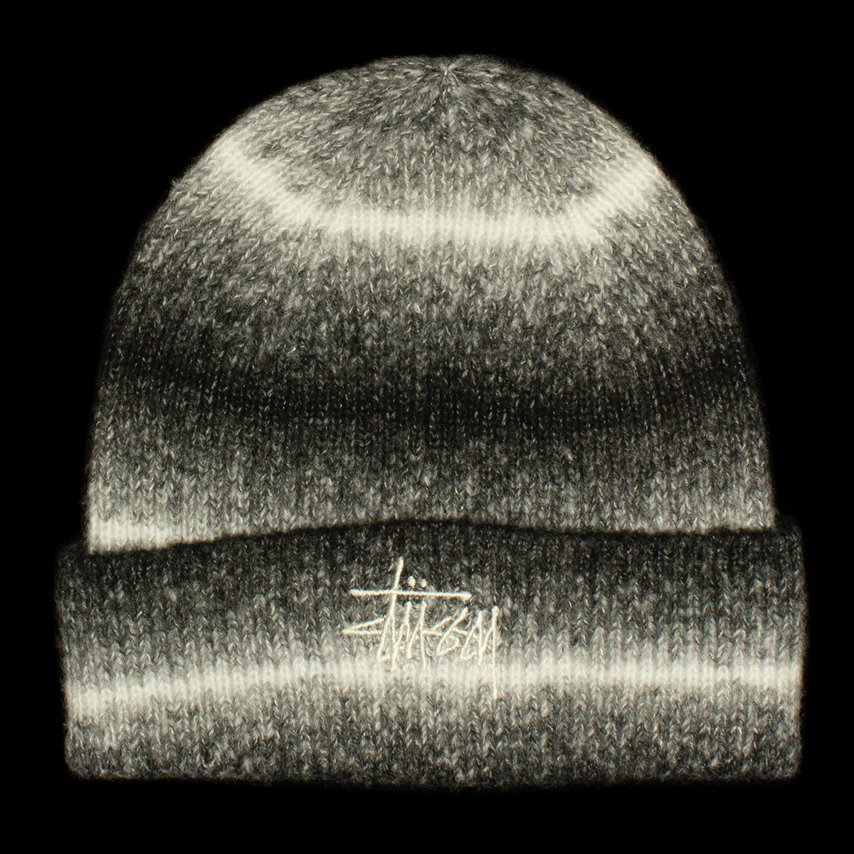 Cuff Beanie Knit Stripe