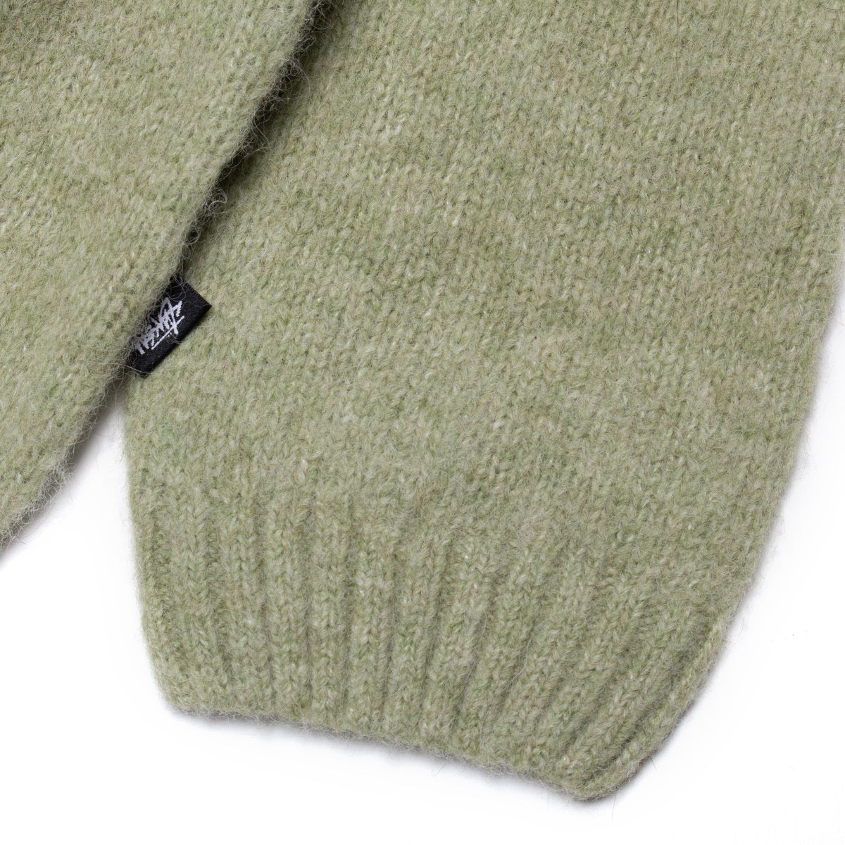Brushed Mock Full Zip Sweater
