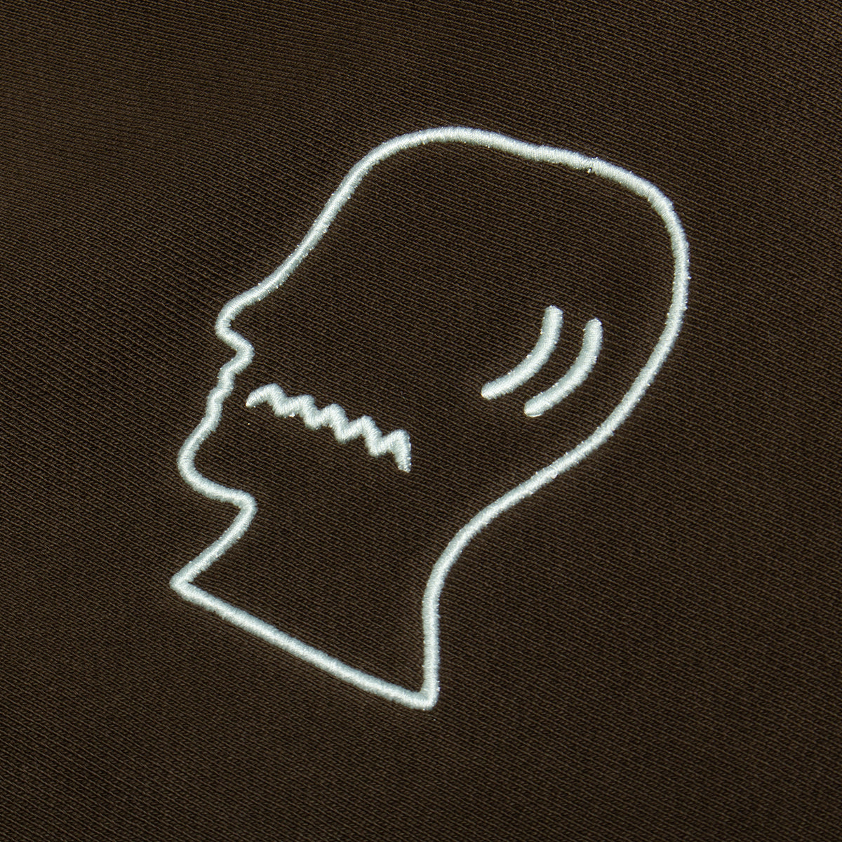 3D Embroidered Logohead Garment Dyed Hoodie