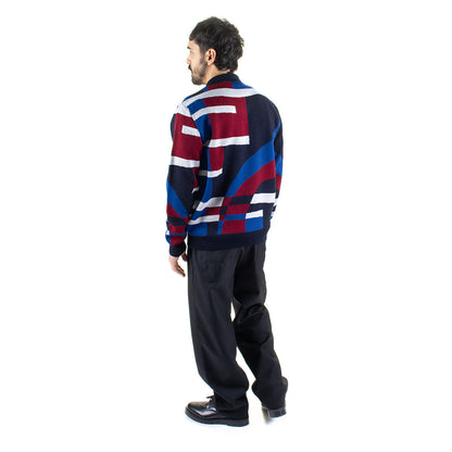 Vertical Forest Knitted Polo