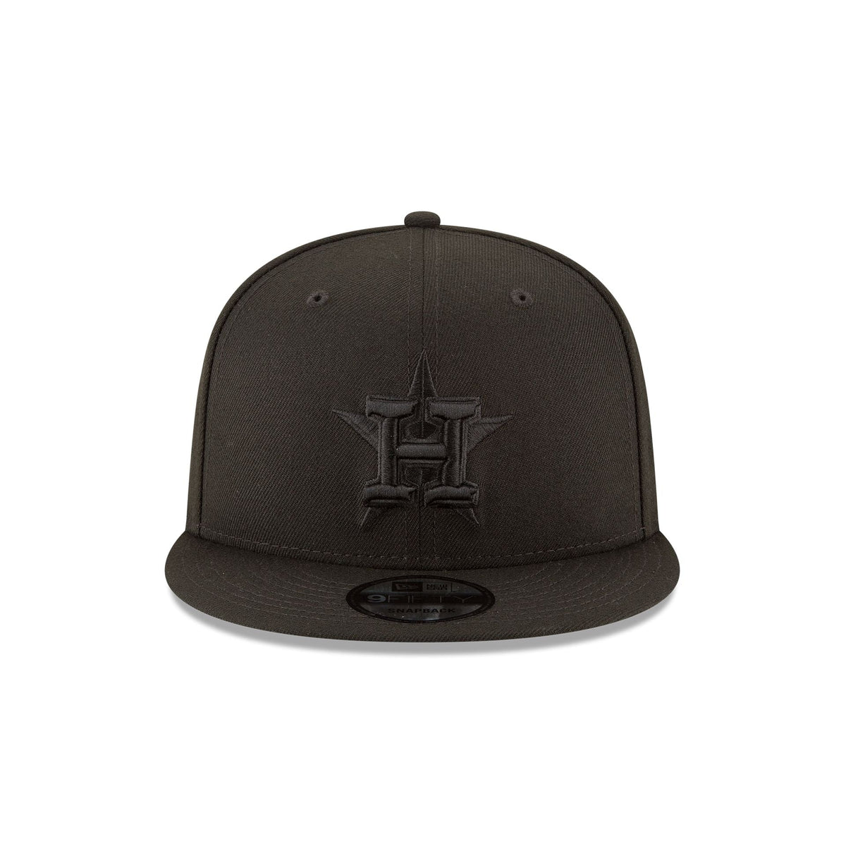Houston Astros Basic All Black 9FIFTY Snapback Hat
