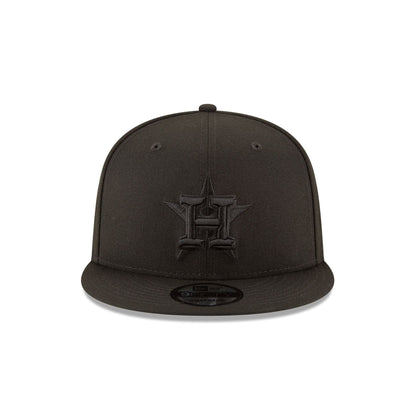 Houston Astros Basic All Black 9FIFTY Snapback Hat