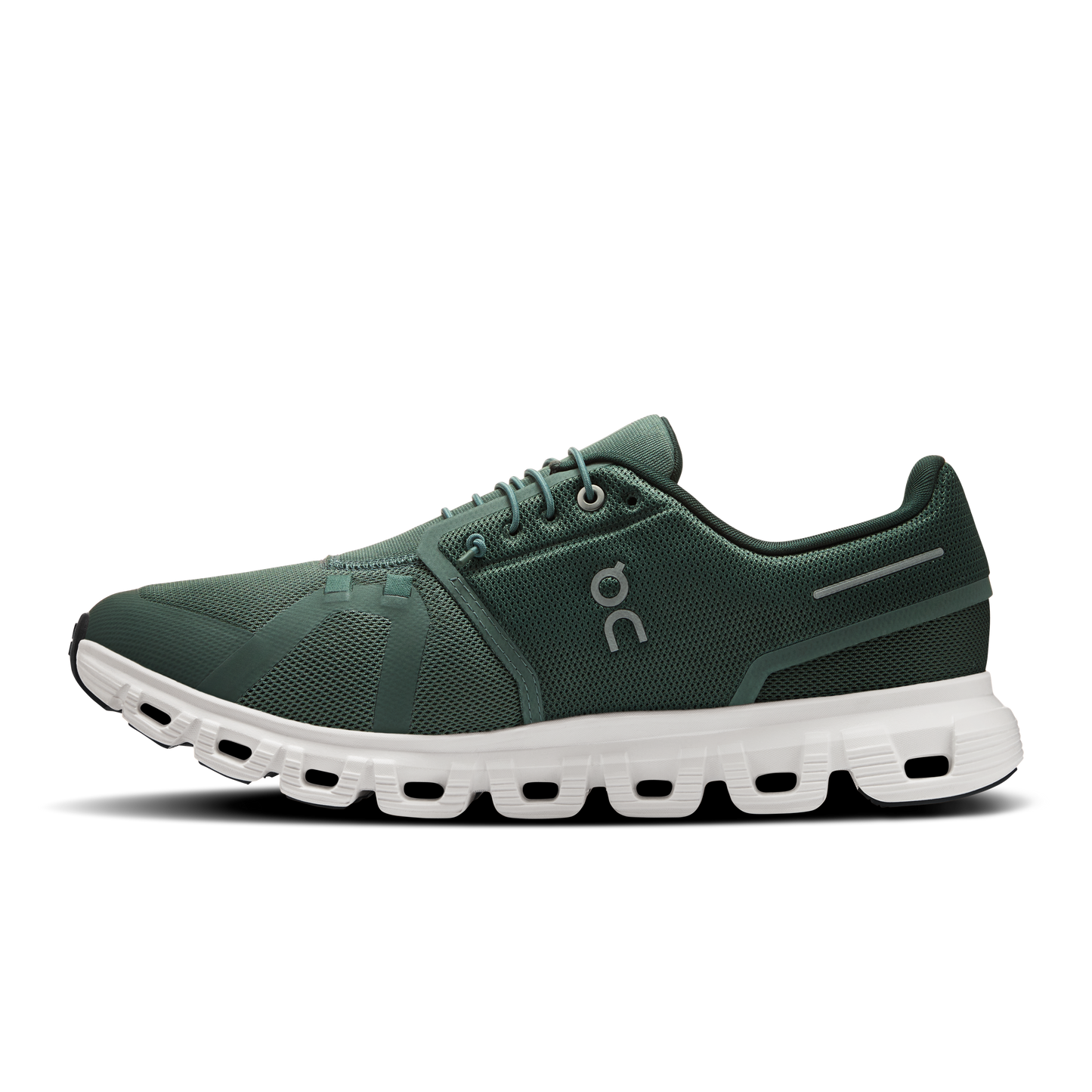 On Running Men's Cloud 6 Shoes - Olive / Evergreen