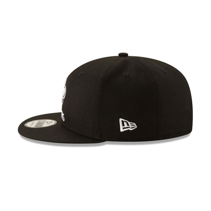 New Orleans Saints Basic Black & White 9FIFTY Snapback Hat