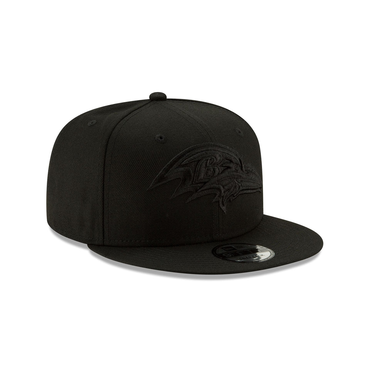 Baltimore Ravens Basic Black On Black 9FIFTY Snapback Hat