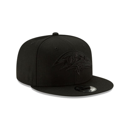 Baltimore Ravens Basic Black On Black 9FIFTY Snapback Hat