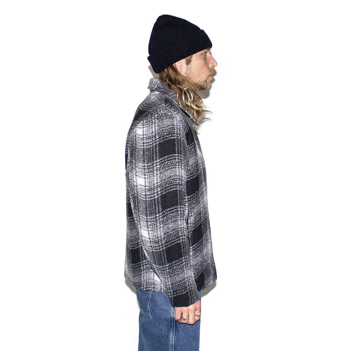 Wave Plaid Jacket