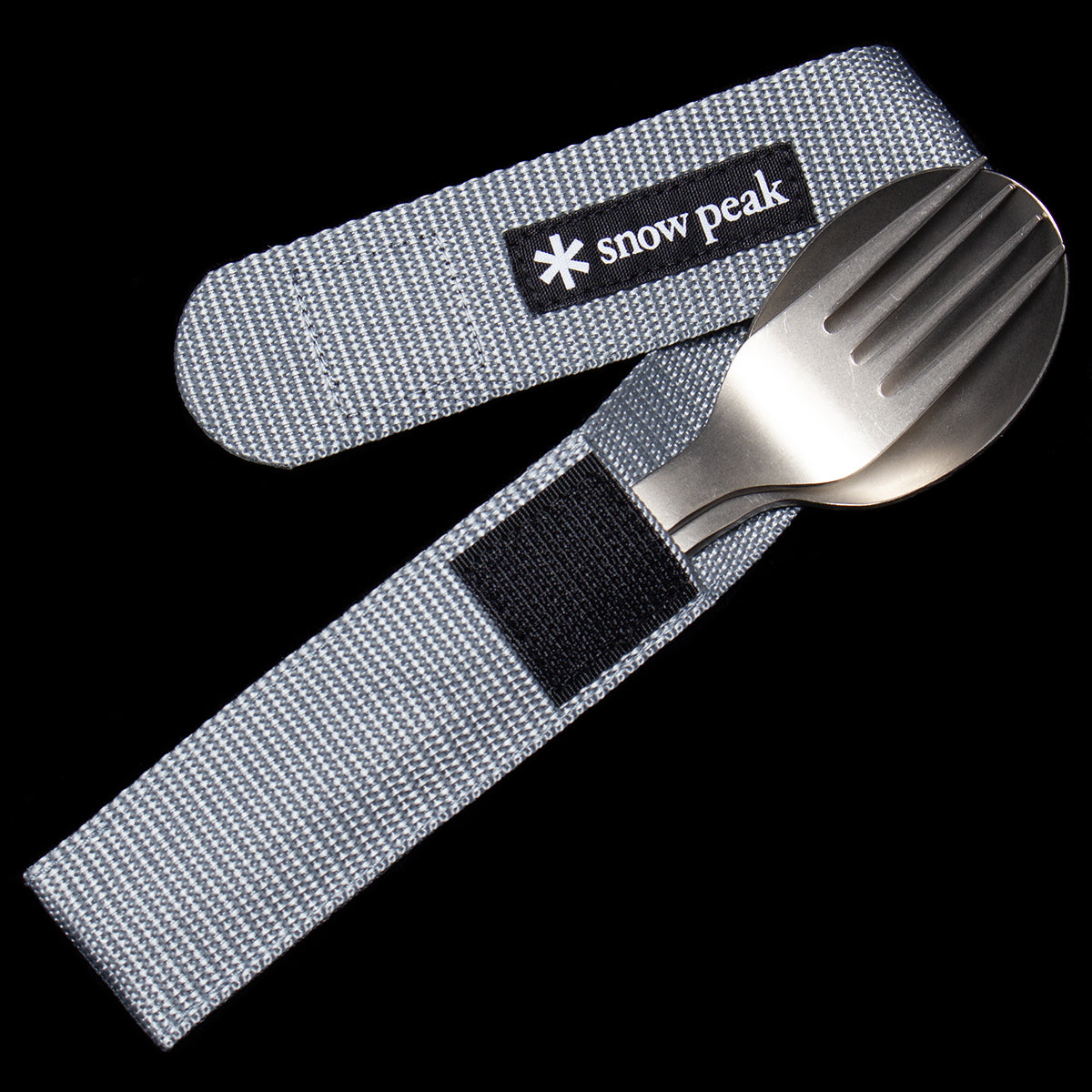 Titanium Fork & Spoon Set - Silver Case