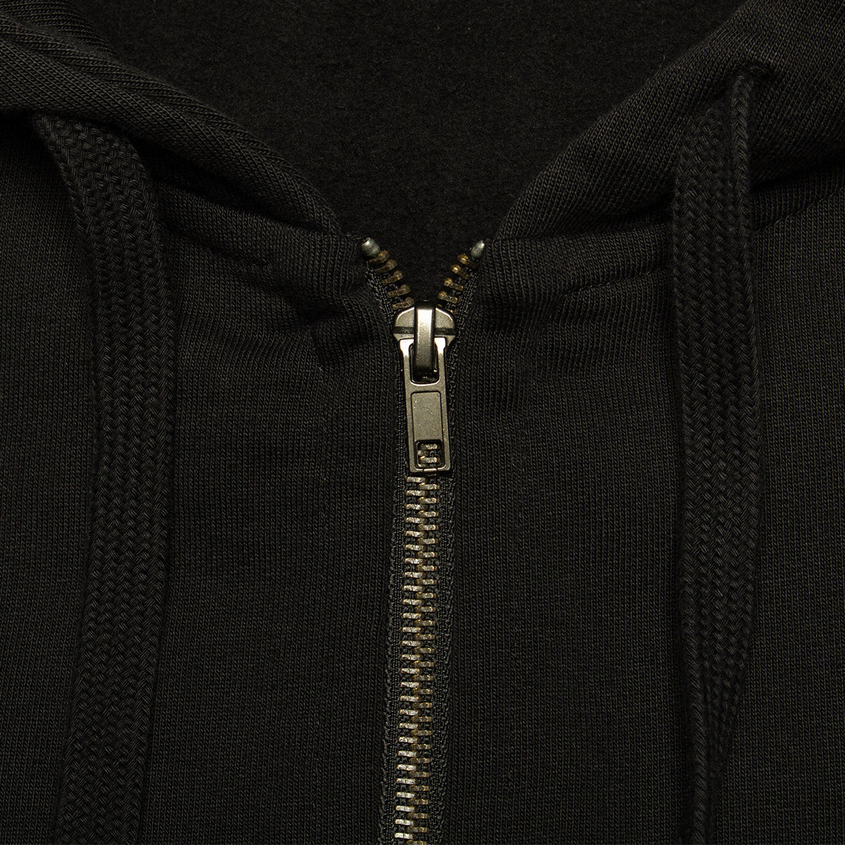Studded Heavy Zip Hood