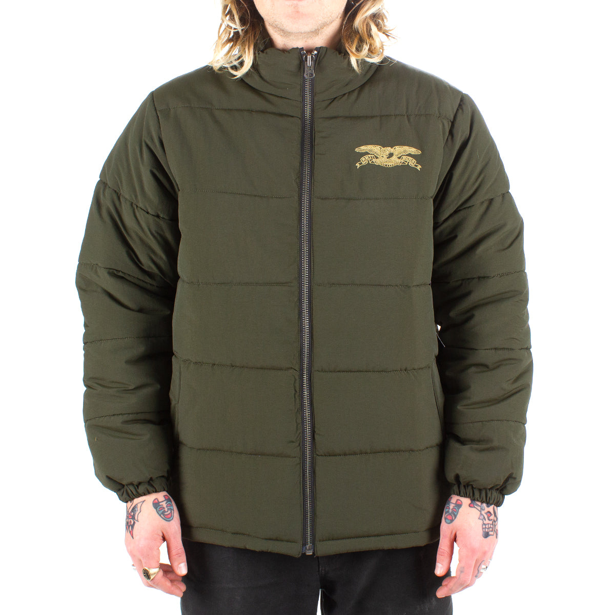 Basic Eagle Quilted Jacket