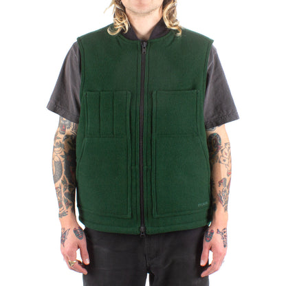 Lined Mackinaw Wool Work Vest