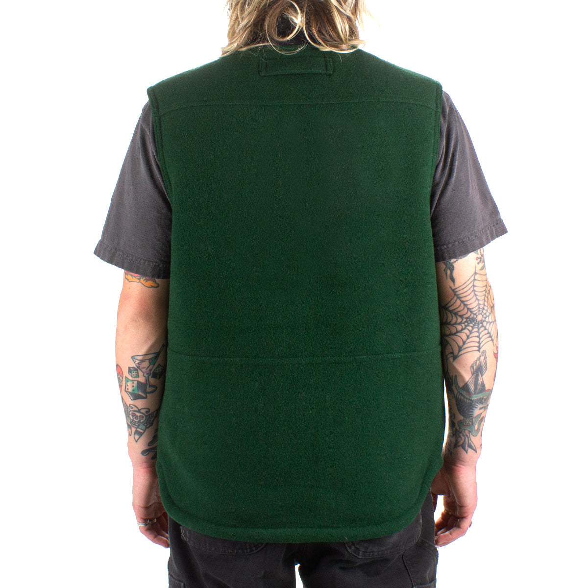 Lined Mackinaw Wool Work Vest