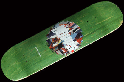 Sun Logo (Joan Barker) Abstract Series Green Deck 8 & 8.25"