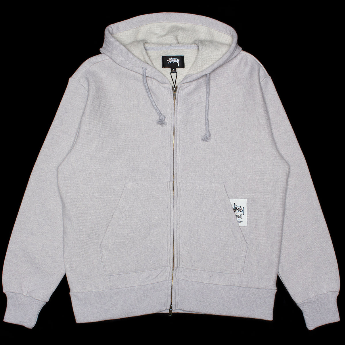 Brass Zip Knit Hood