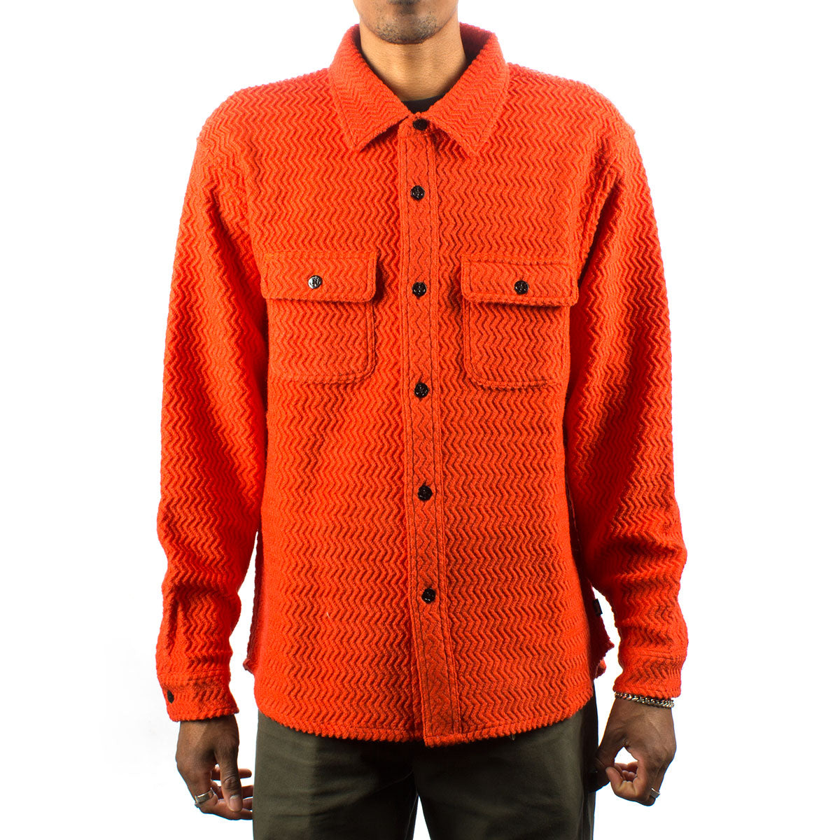 Textured Wool CPO L/S Shirt