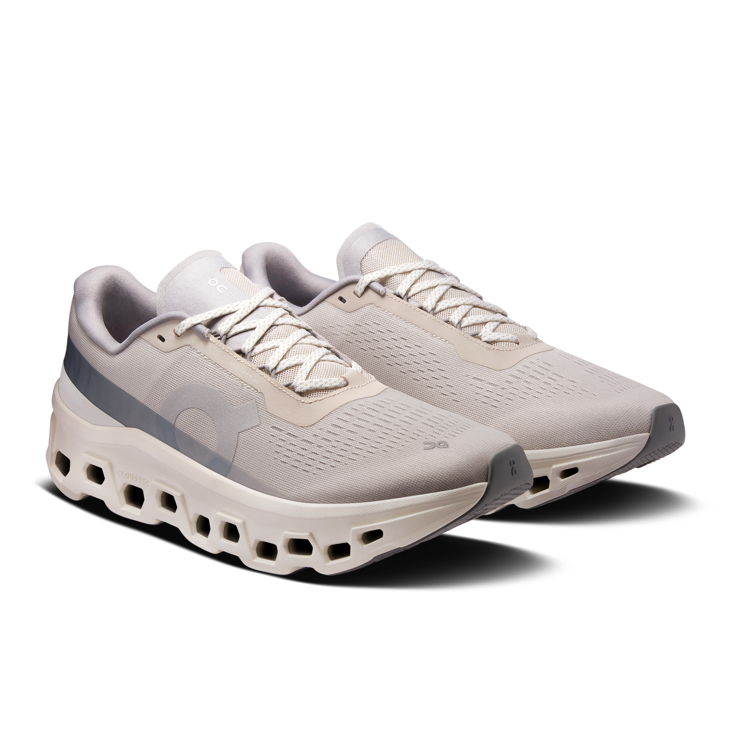 On Running Men's Cloudmonster 1 Shoes - Pearl / Ivory