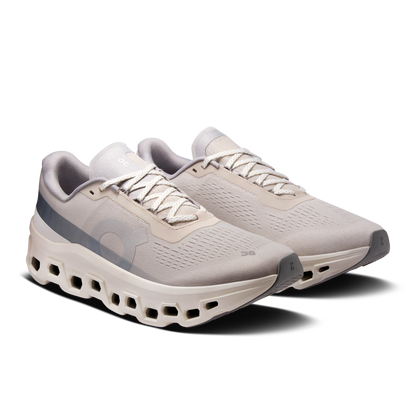 On Running Men's Cloudmonster 1 Shoes - Pearl / Ivory