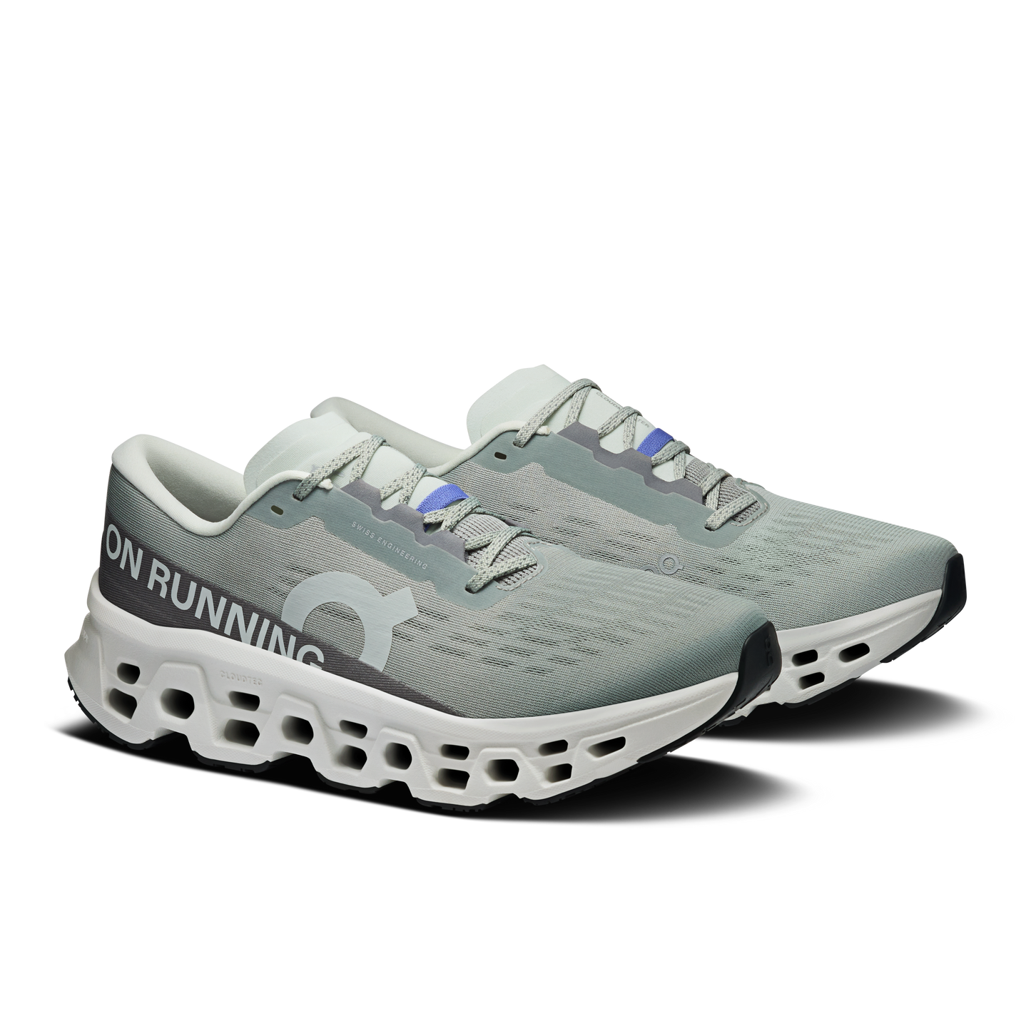 On Running Men's Cloudmonster 3 Shoes - Tin / Ivory