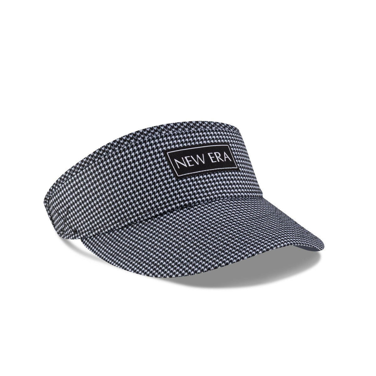 New Era Cap Houndstooth Black Visor Adjustable Hat
