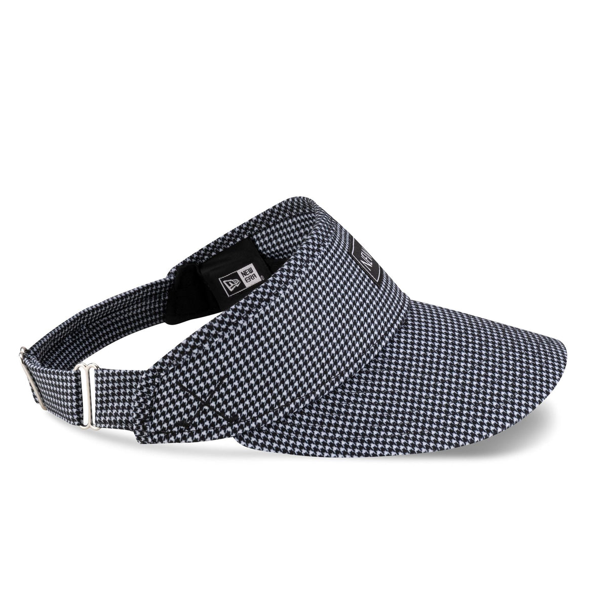 New Era Cap Houndstooth Black Visor Adjustable Hat